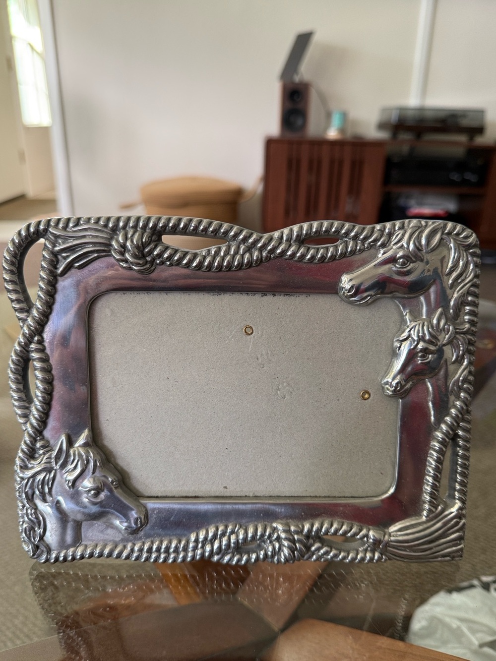 Arthur Court Accents - Horse Equestrian Theme Photo Frame